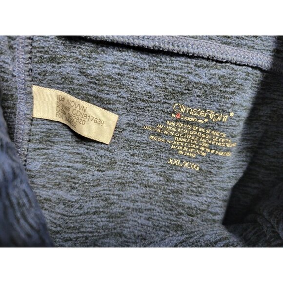 Cuddl Duds Women Pants XXL Crop Jogger Stretchy Activewear Blue Heather BLU186E - Picture 8 of 8